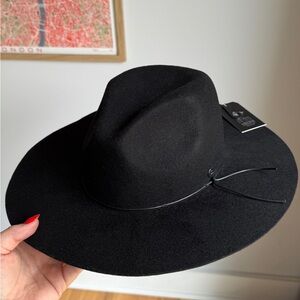 Peter Grimm Black Zima Wool Felt Hat